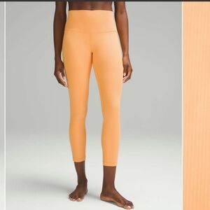 Lululemon Align Ribbed High-Rise Pant
25" Mango Dream size 2